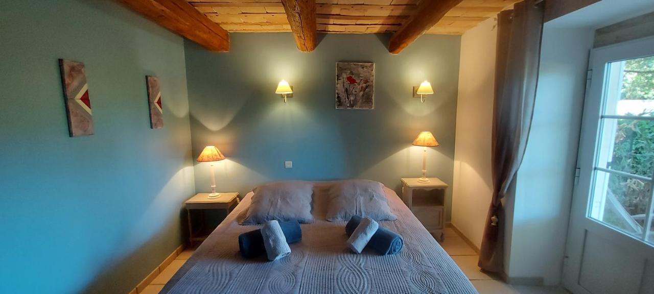 Chambre Malon Mas Bel Esperance Saint-Andre-d'Olerargues Esterno foto