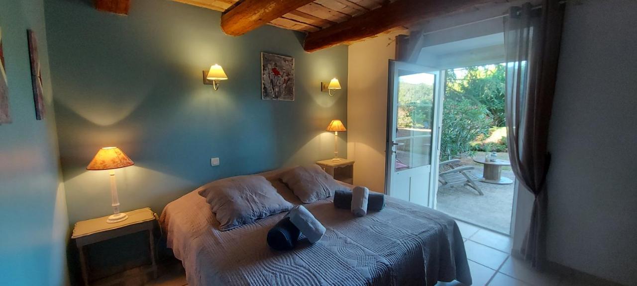 Chambre Malon Mas Bel Esperance Saint-Andre-d'Olerargues Esterno foto