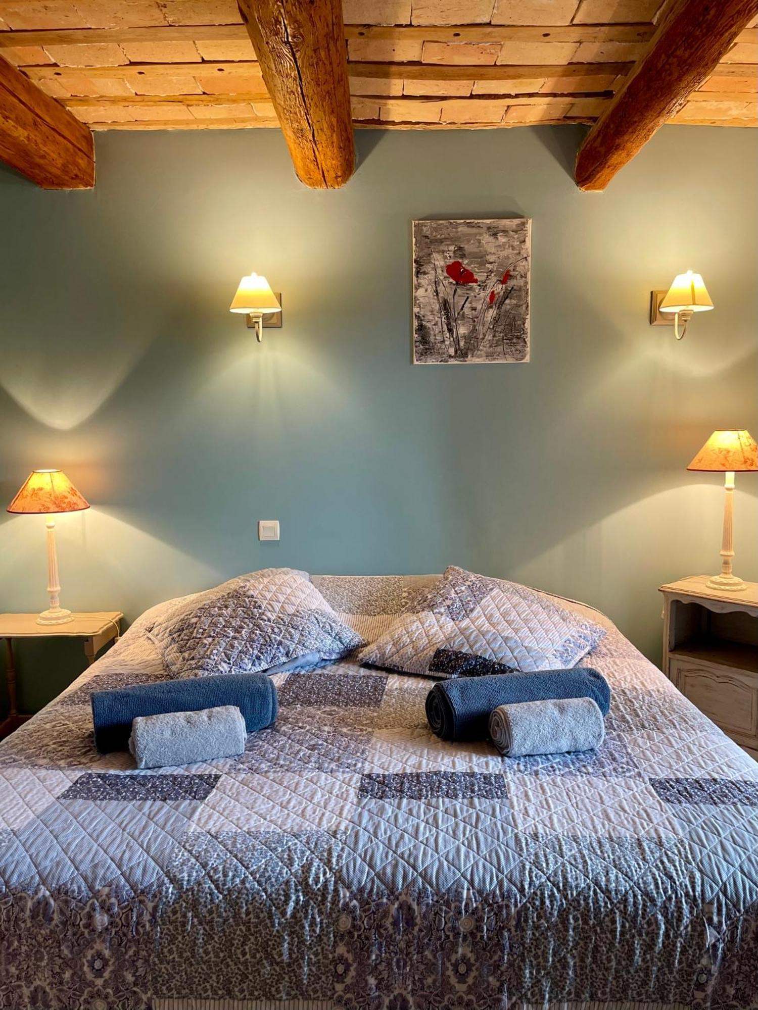 Chambre Malon Mas Bel Esperance Saint-Andre-d'Olerargues Esterno foto